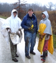Lynn, Beth, and Debra at Shaw Nature Reserve