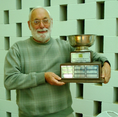 Peter with Shaw Nature Reserve Trophy